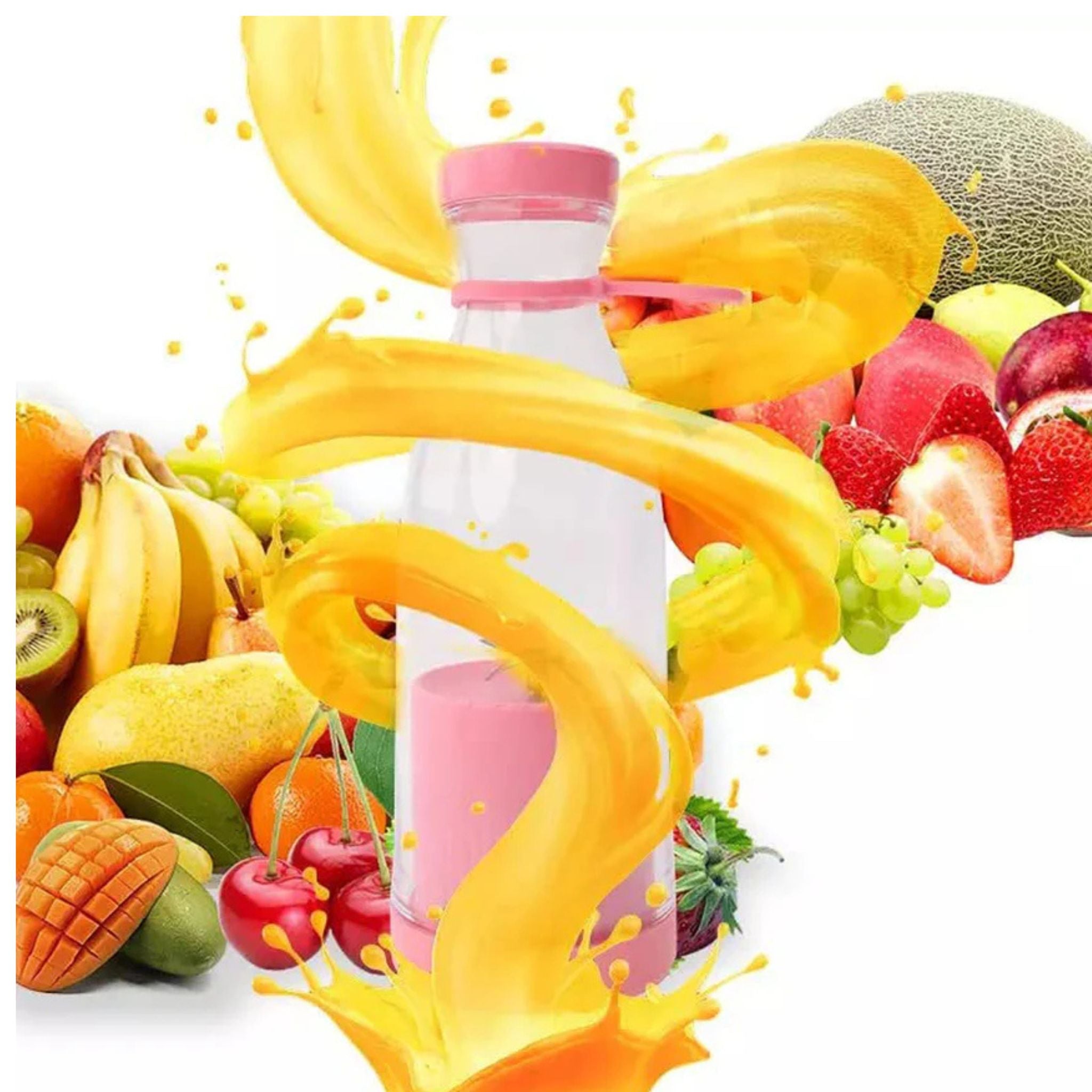 Prolify Portable USB Blender Juicer - 6 Blade Portable Smoothie & Shake Maker (Multicolor)